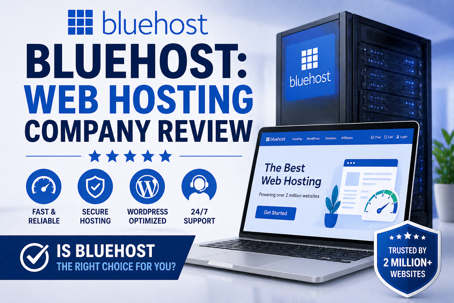 BLUEHOST: Web Hosting Company Review