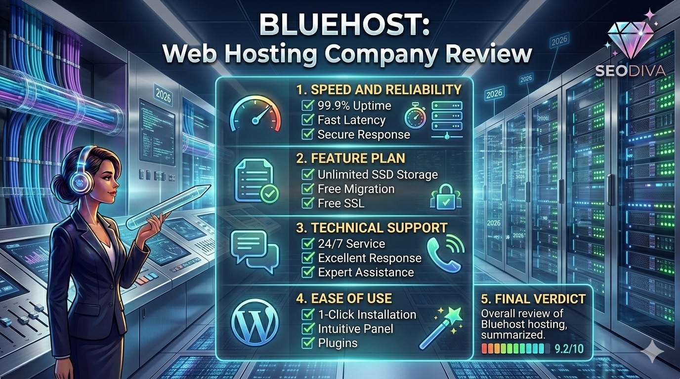 BLUEHOST: Web Hosting Company Review